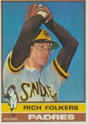1976 Topps Baseball Cards      611     Rich Folkers